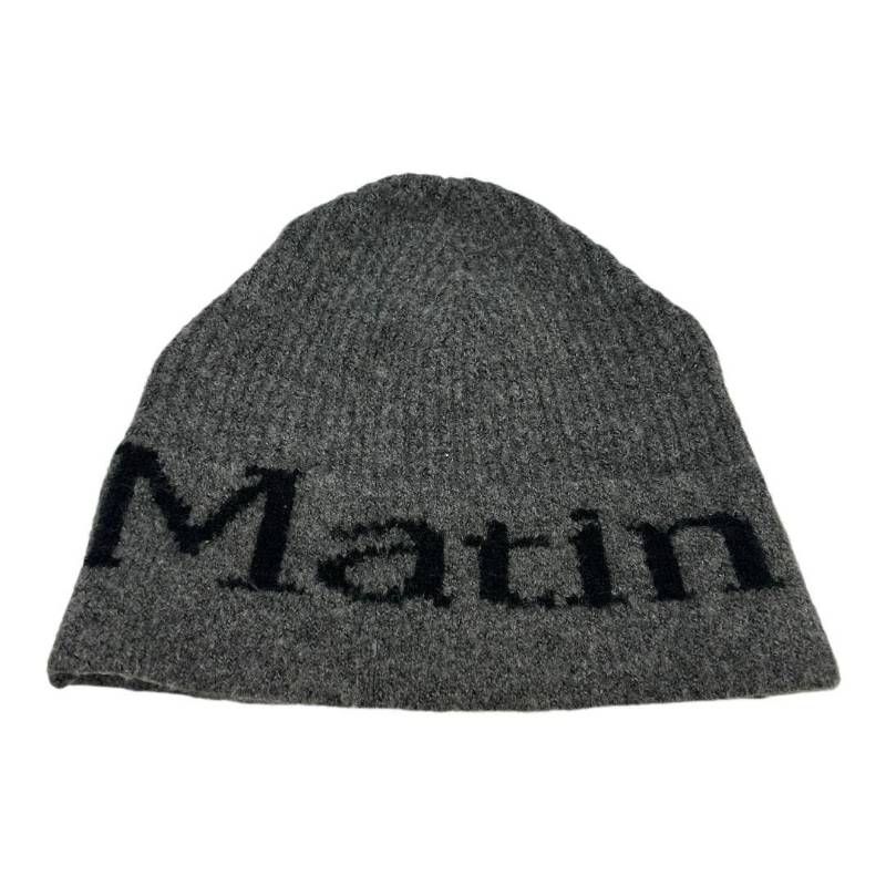 Matin Kim マーティンキム ロゴ入り ニット帽 帽子 ビーニー