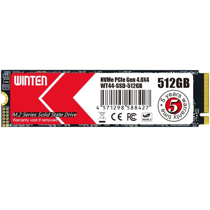 NAND ヒートグラフェン 3D 4.0×4 最大読取 Gen 5000MB s PCIe 2280 最大書込 M.2 2600MB s NVMe 5年 512GB SSD WT44-SSD-512GB 内蔵 正規代理店品 WINTEN