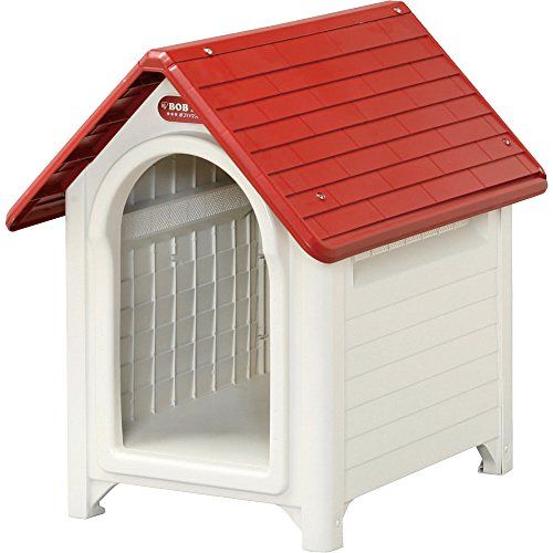 アイリスオーヤマ ボブハウスM レッド オフホワイト 117cde5b