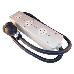 明工 3コ口タップ接地3Pコード1m MR2929