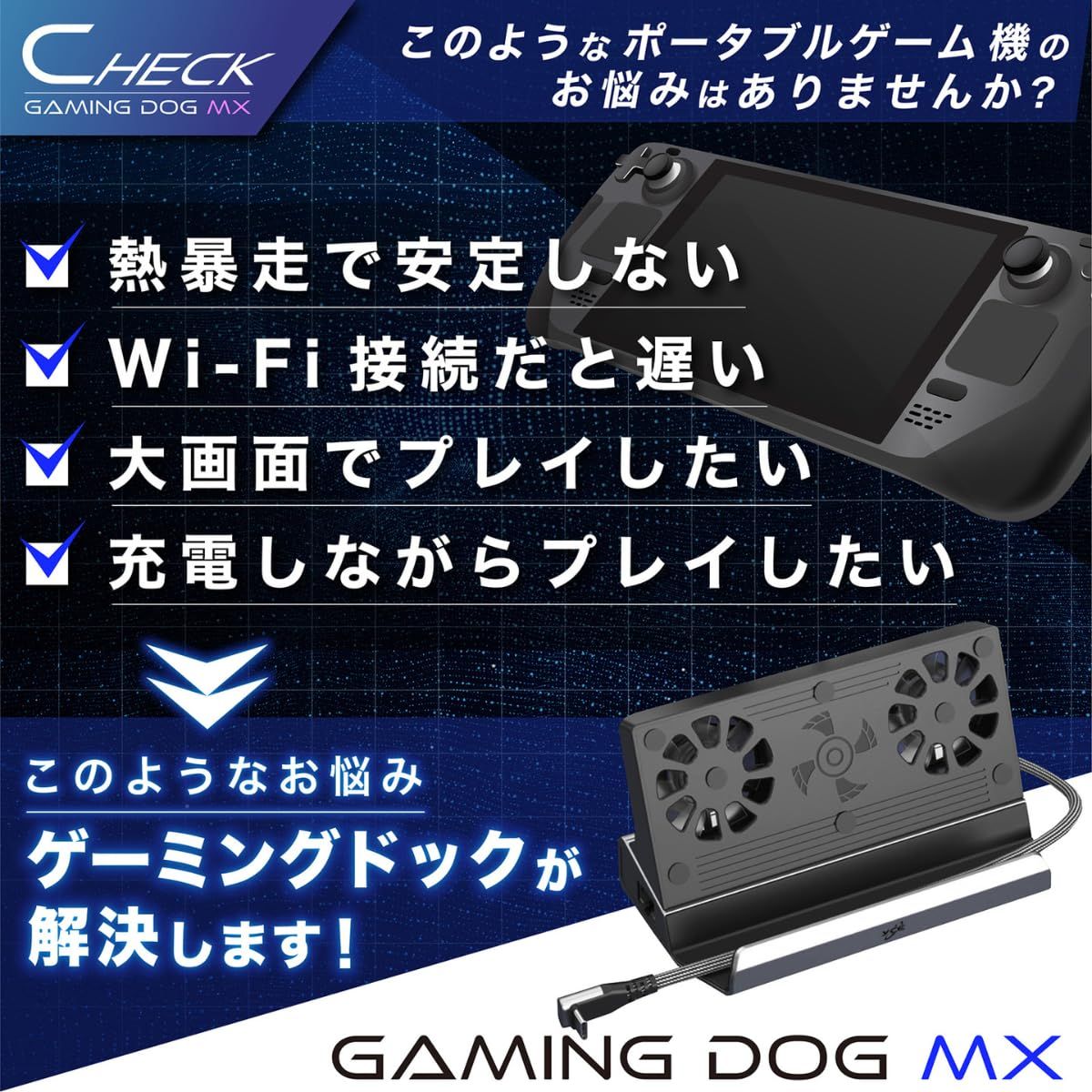 ゲーミングドックMX 小型 10 in 1 ドッキングステーション HDMI 2 0 4 K出力 PD 3 0急速充電 有線LAN 1000 Mbps SD TFカードリーダー Steam Deck ROG Ally Legion GO MSI Claw iP