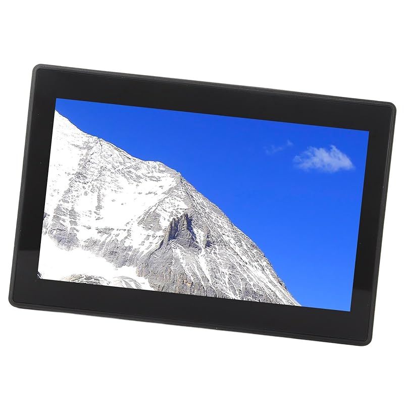 タッチスクリーンモニター 1280x720解像度8インチIPSモニター100-240V壁掛けIPSパネル低消費電力防水セキュリティ用 0