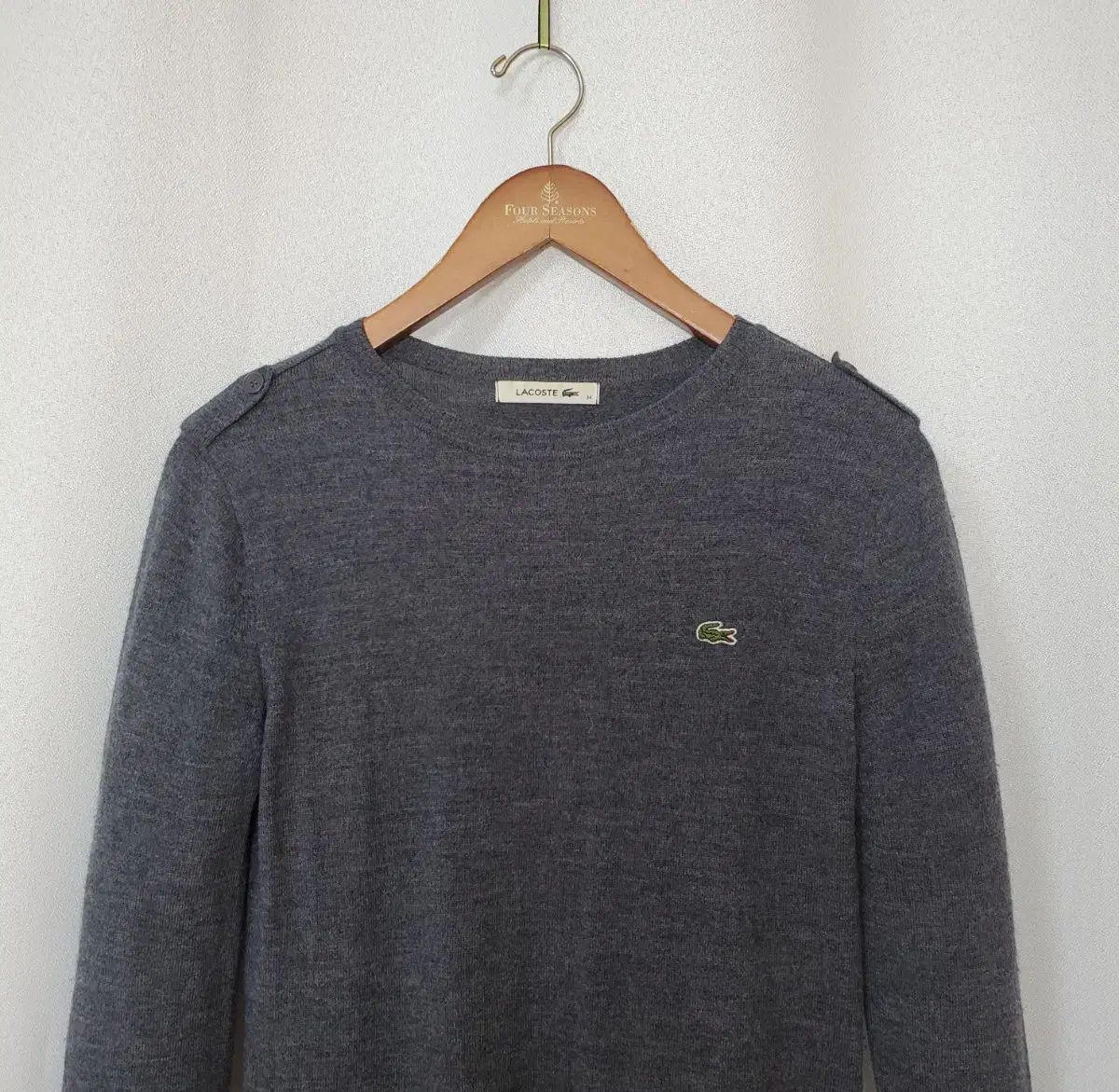 ラコステ ウールニットワンピース 34