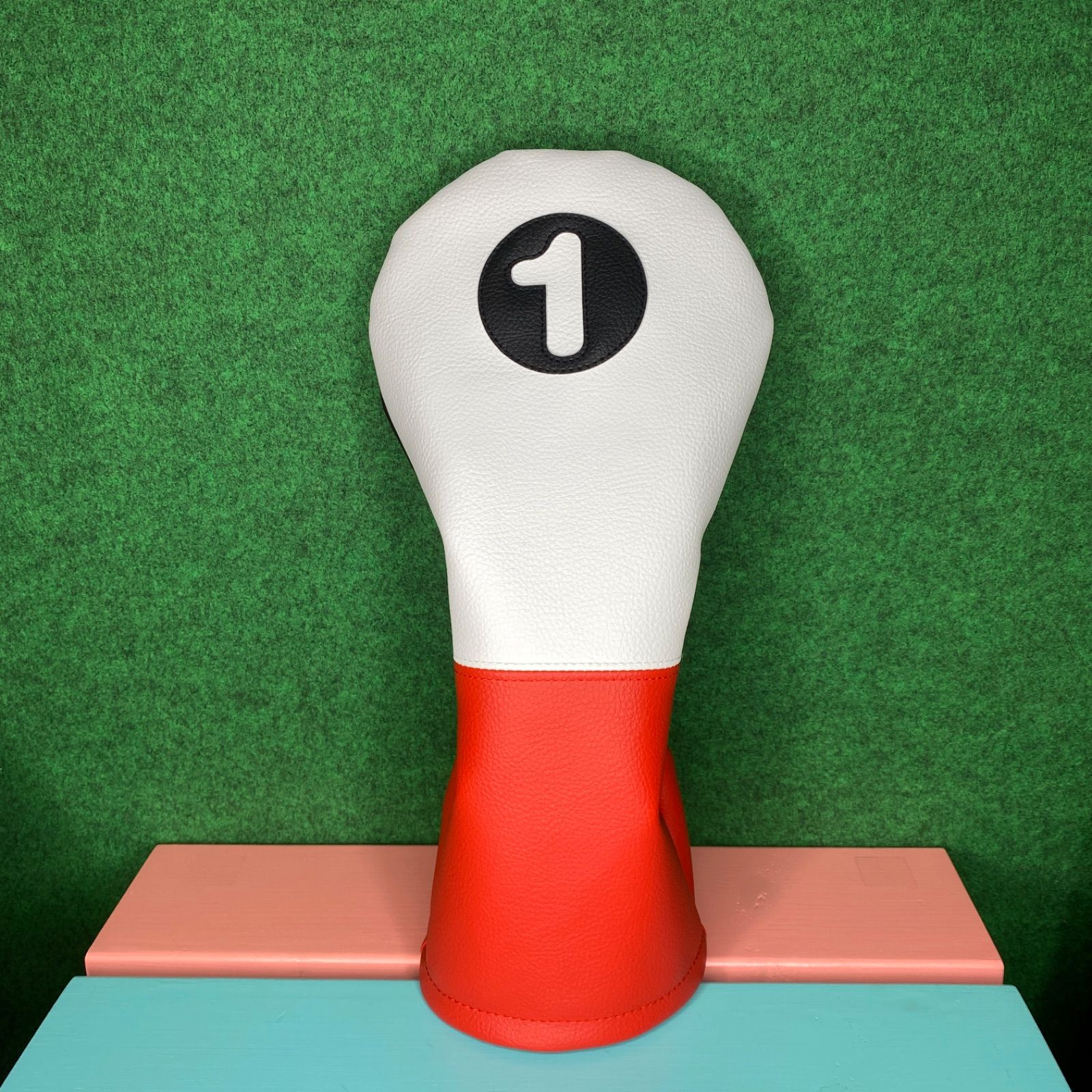 ハンドメイド 1 2 5 ゴルフクラブ用ヘッドカバー 合皮 フェイクレザー