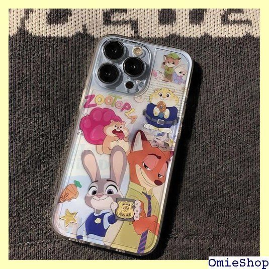 CASETK iPhone 16 Pro用 ケース ズートピア Zootopia Nick ニック Judy