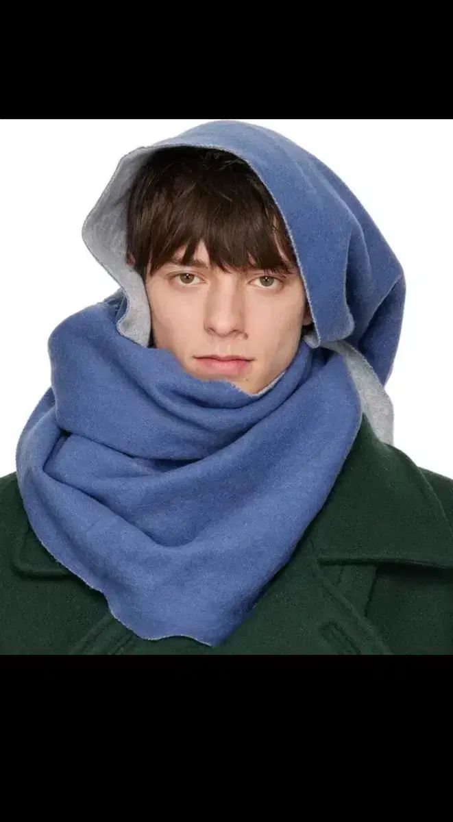 bless ブレス draps マフラー ブルーグレー