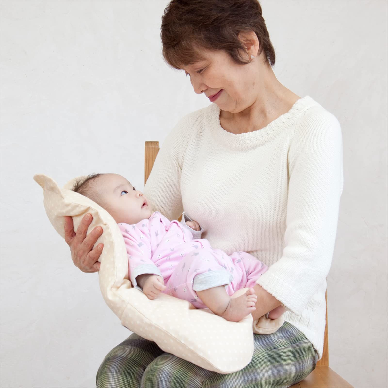 BABA labのだっこふとん くまさん型 ベージュ 約 ×3㎝