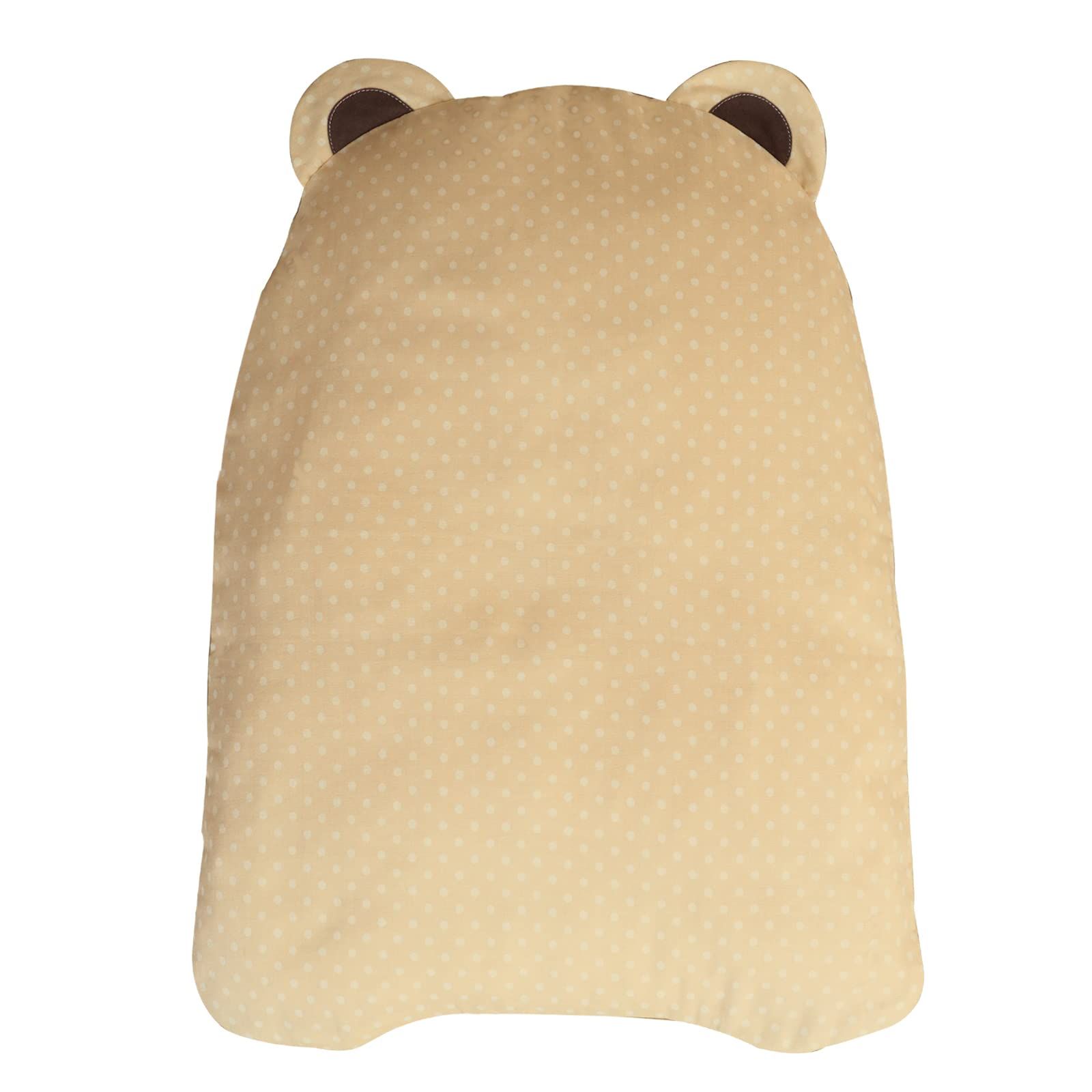 BABA labのだっこふとん くまさん型 ベージュ 約60×45×3㎝