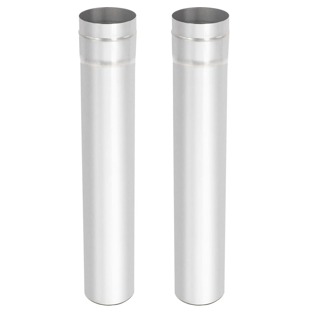 新品 Soomloomチタン製煙突パイプ直筒薪ストーブ用アクセサリー延長