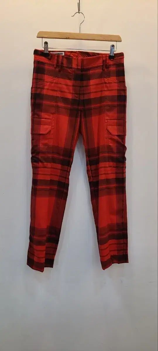 Jil Sander ジルサンダー 36サイズ チェック ウールパンツ
