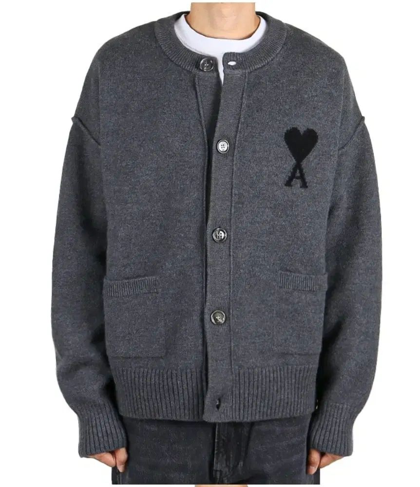 M アミ ウール カーディガン M