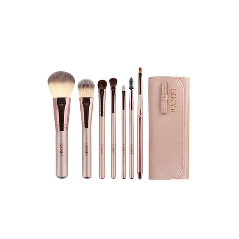 メイクブラシセット メイクブラシ セット 7本 天然毛 馬毛 メイク