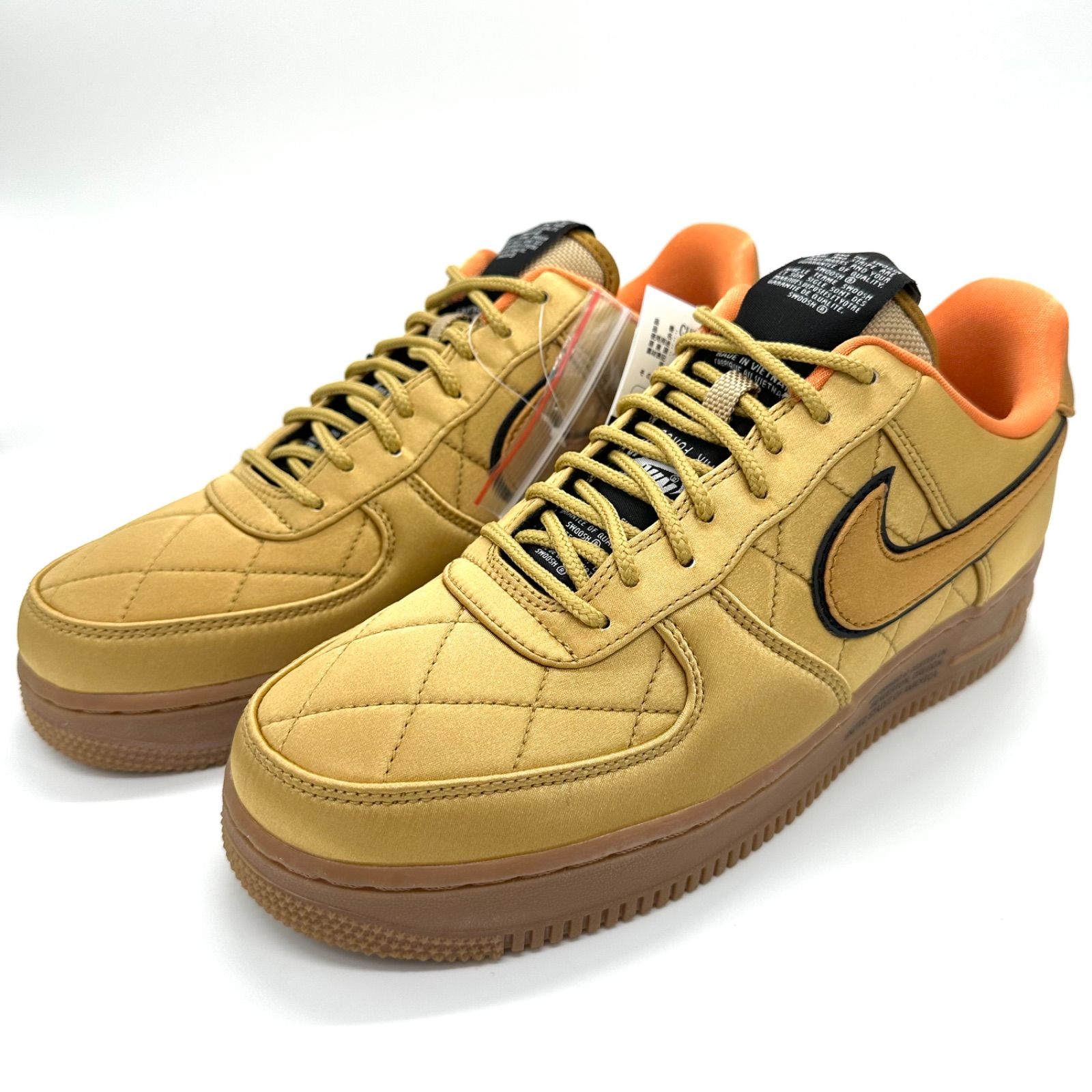 Nike Air Force 1 Low Quilted Satin Pack Wheat ナイキ エアフォース1 ロー メンズ スニーカー 27 cm