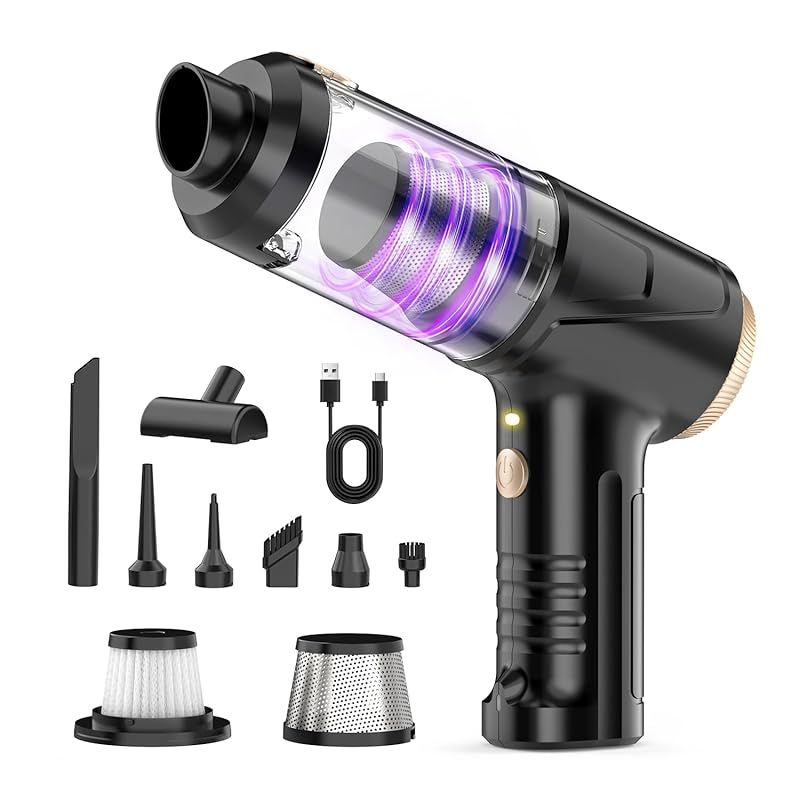 ハンディクリーナー コードレス 35000Pa 多機能 【吹き飛ぶ/吸い込む