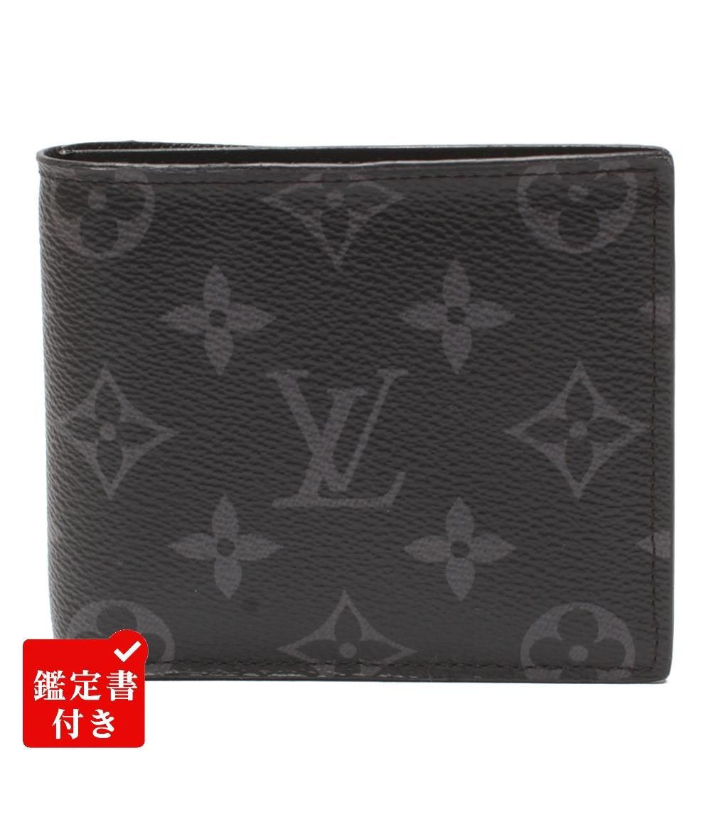 ルイ ヴィトン 二つ折り財布 モノグラムエクリプス ポルトフォイユマルコNM M62545 メンズ LOUIS VUITTON