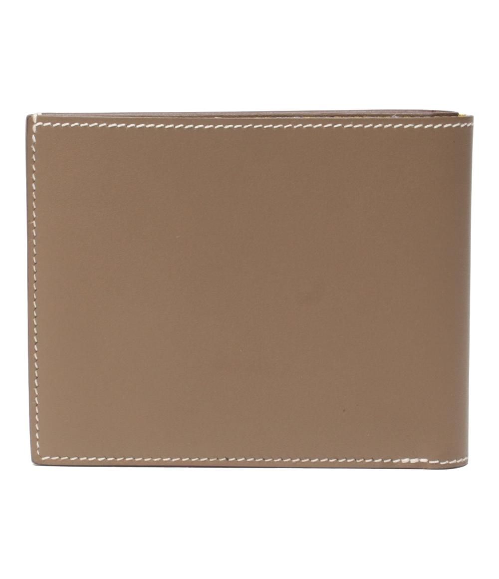 エルメス 二つ折り財布 W刻印 シルクイン シチズン ツイル コンパクト メンズ HERMES