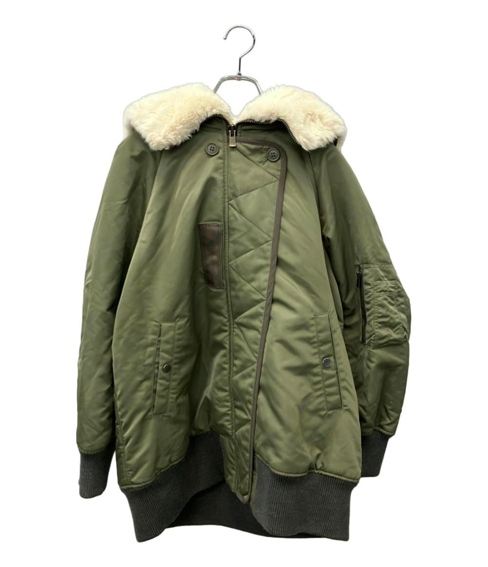 ニットコンビミリタリージャケット