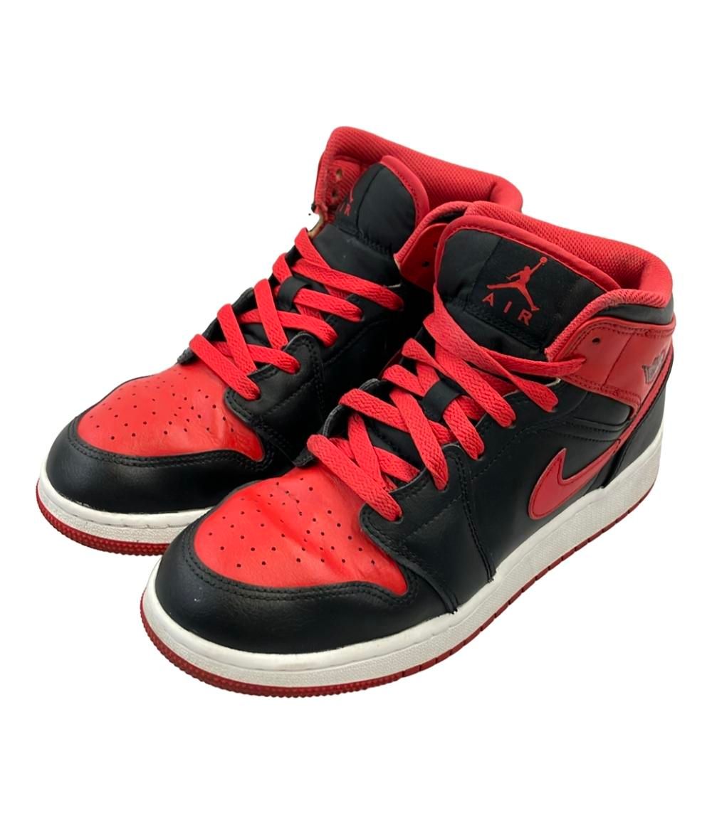 ナイキ ミドルカットスニーカー AIR JORDAN 1 MID GS DQ8423-060 キッズ SIZE 25.0 M NIKE