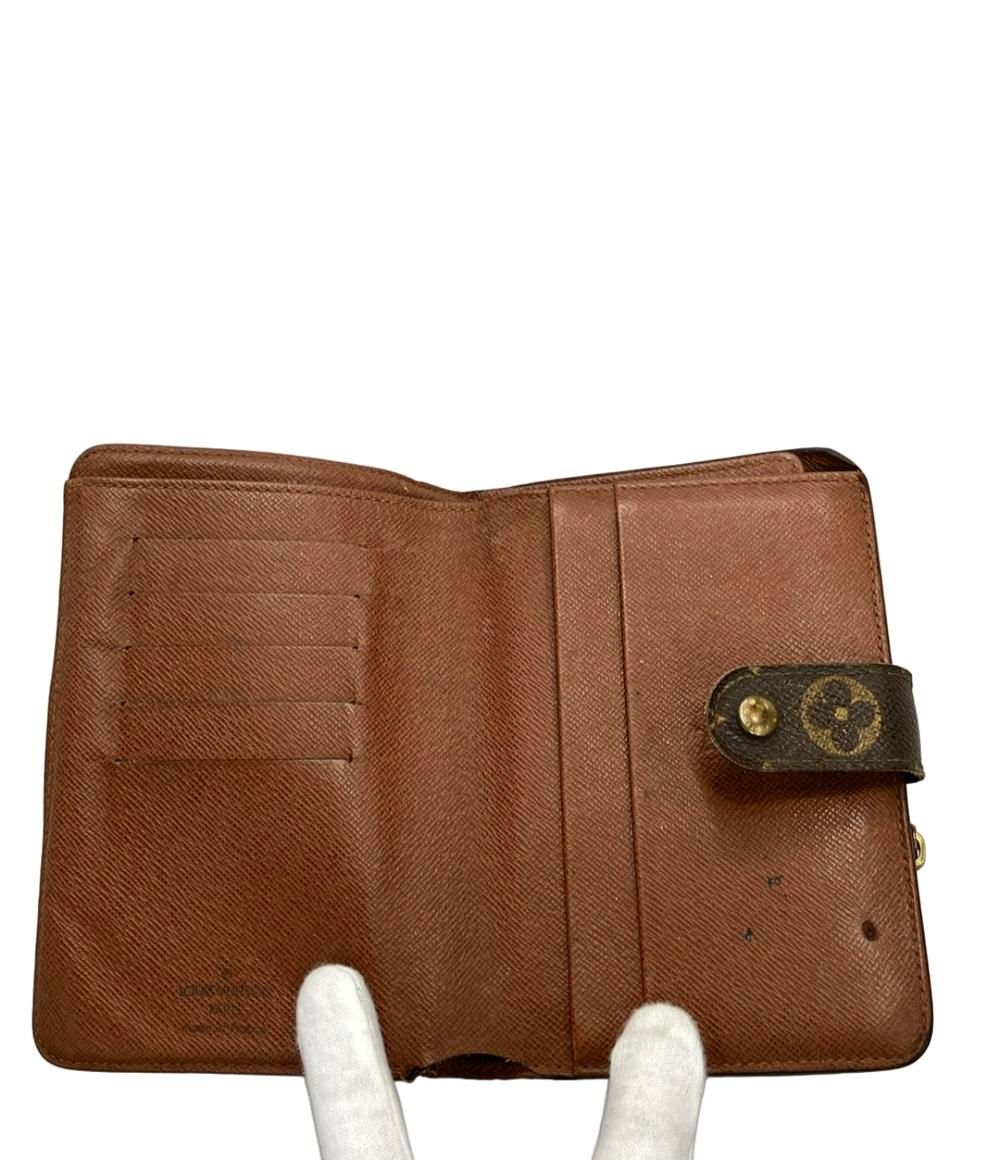 訳あり ルイ・ヴィトン 二つ折り財布 モノグラム ポルトパピエジップ