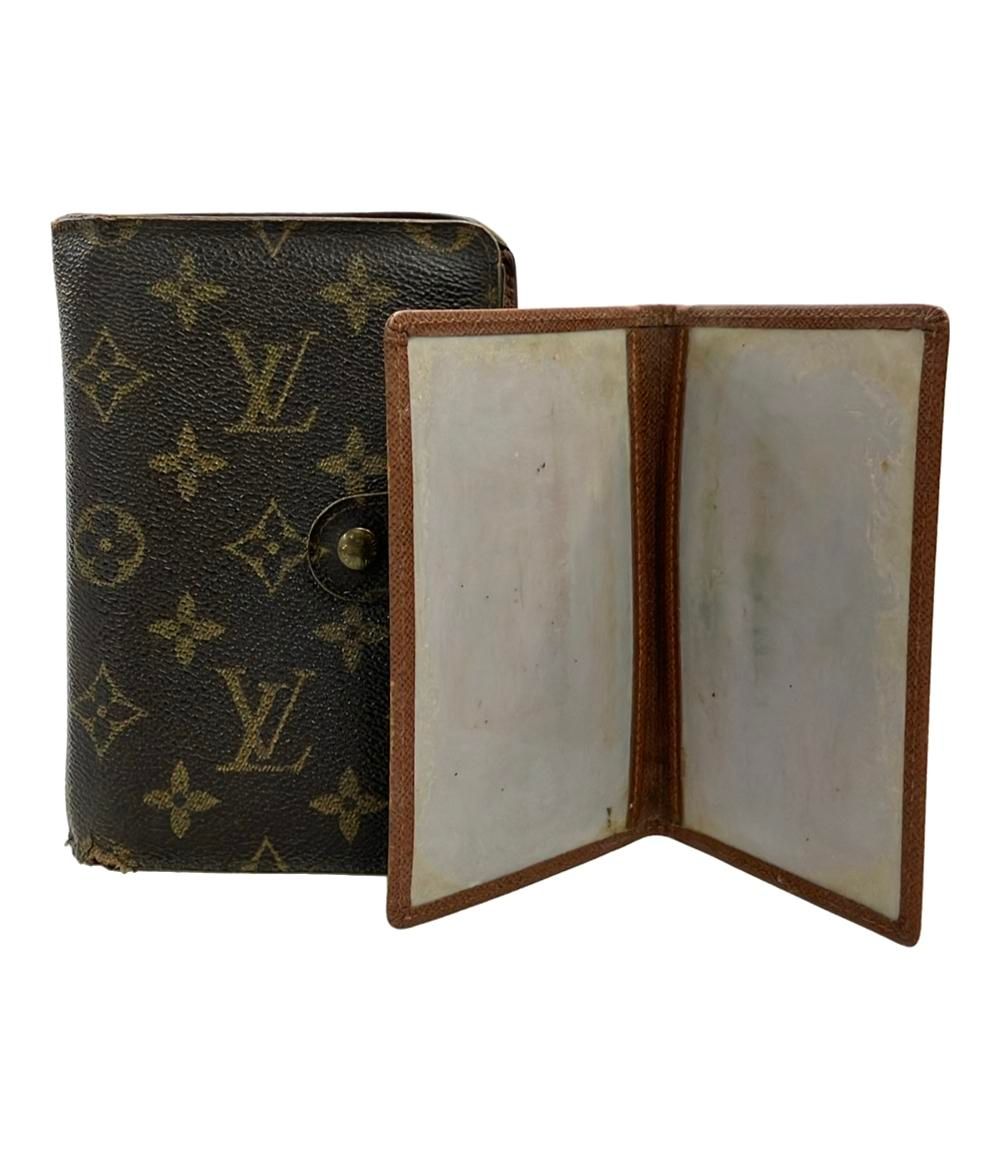 訳あり ルイ・ヴィトン 二つ折り財布 モノグラム ポルトパピエ