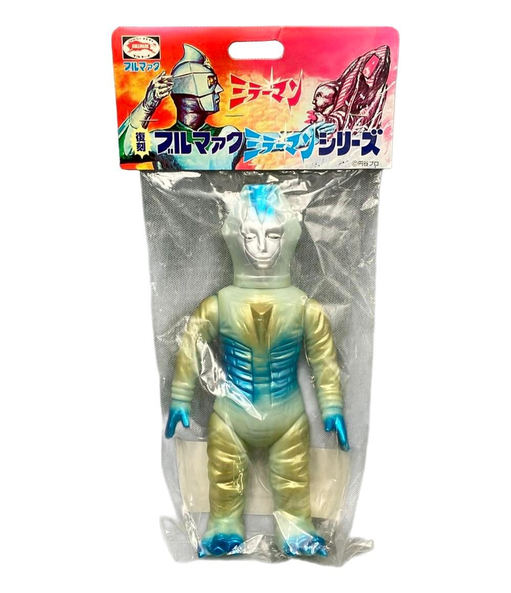 ブルマァク製 黄金怪人ゴールドサターン ソフビ ミラーマン 美品 やまなや 復刻 ブルマァク ミラーマン シリーズ 黄金怪人