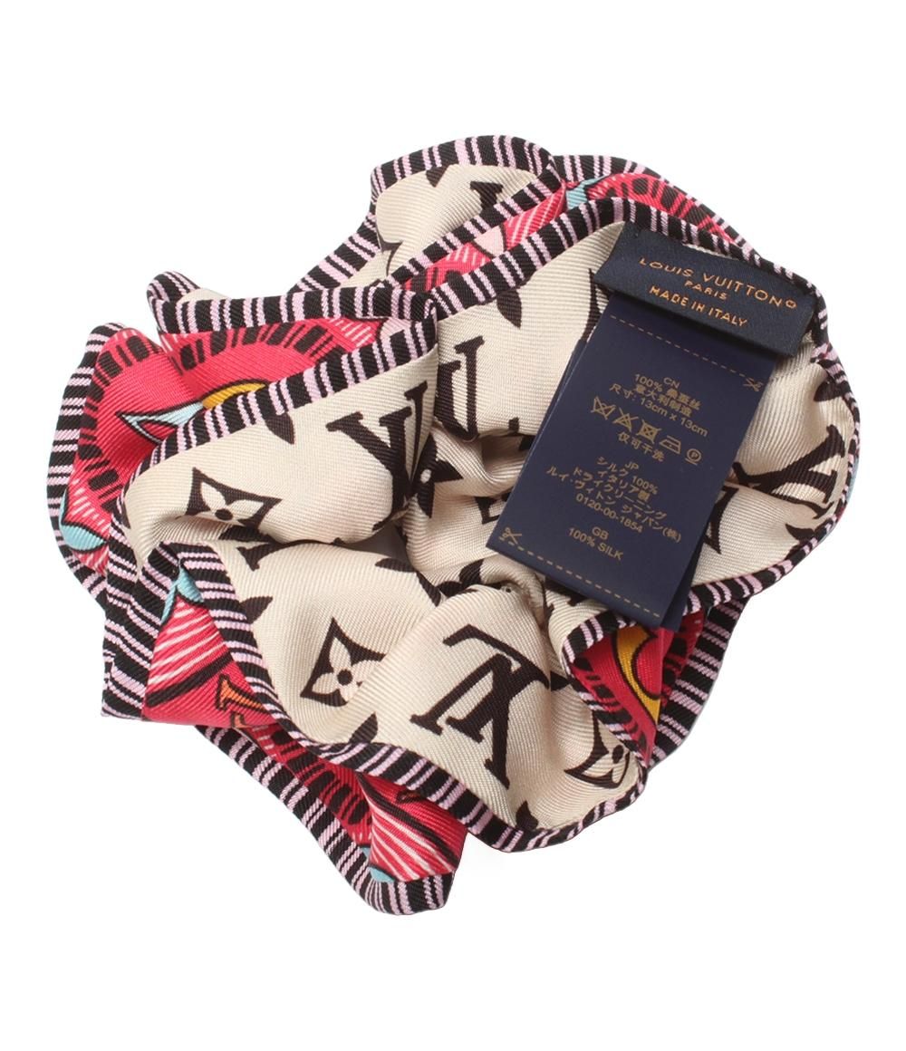 ルイ ヴィトン シュシュ シルク100％ シュシュ モノグラム タイルズ M78435 レディース LOUIS VUITTON