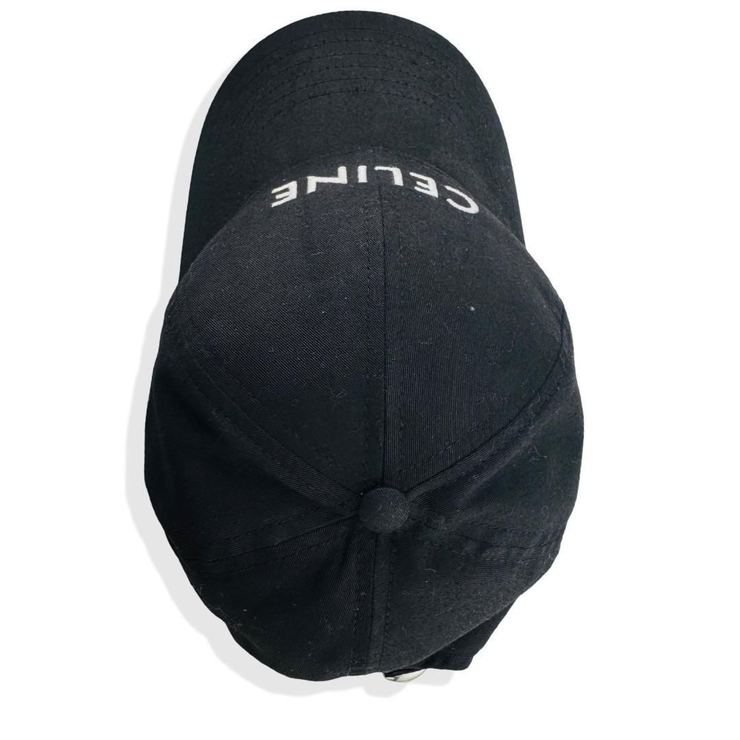 CELINE セリーヌ ベースボールキャップ コットン ブラック55~59cm