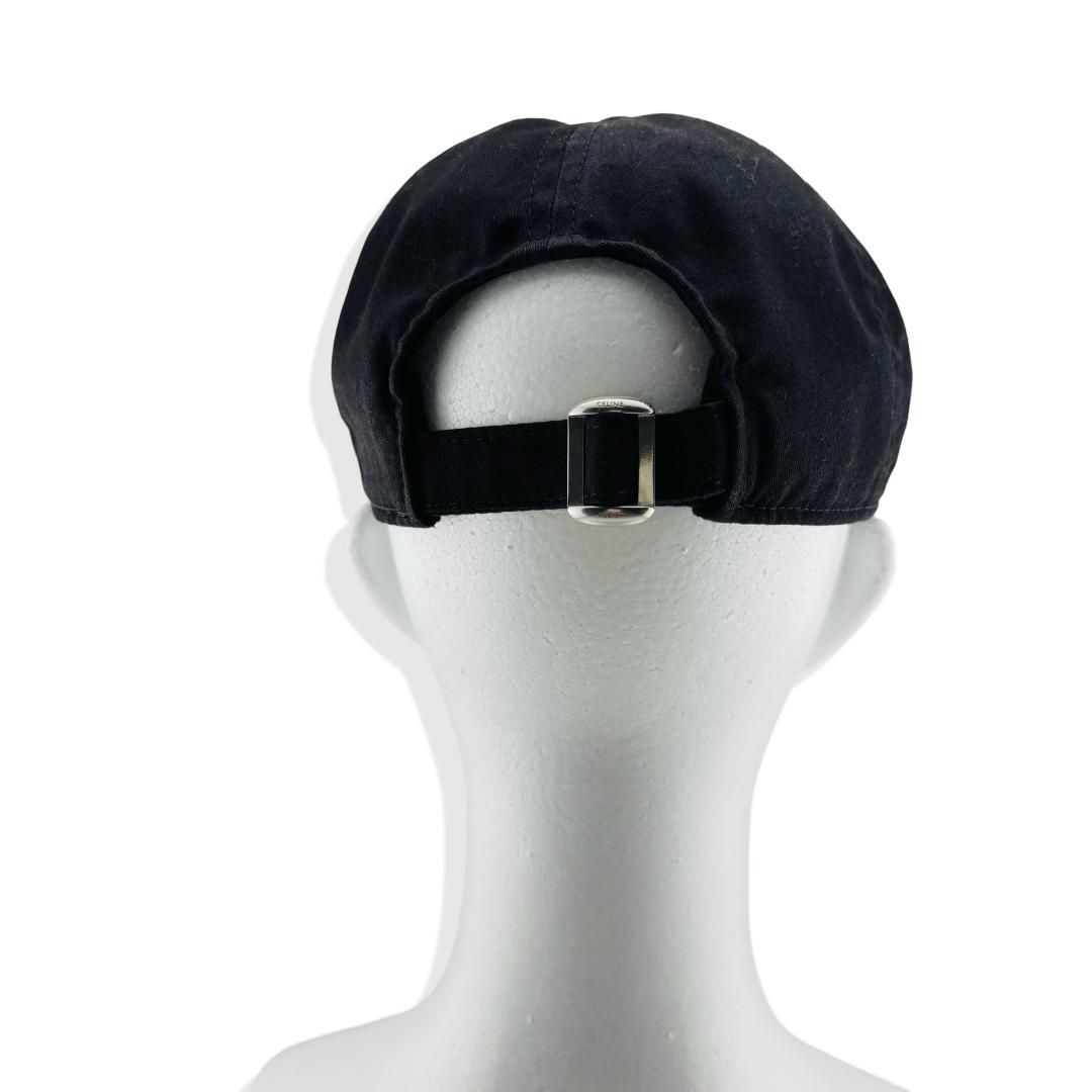 CELINE セリーヌ ベースボールキャップ コットン ブラック55~59cm