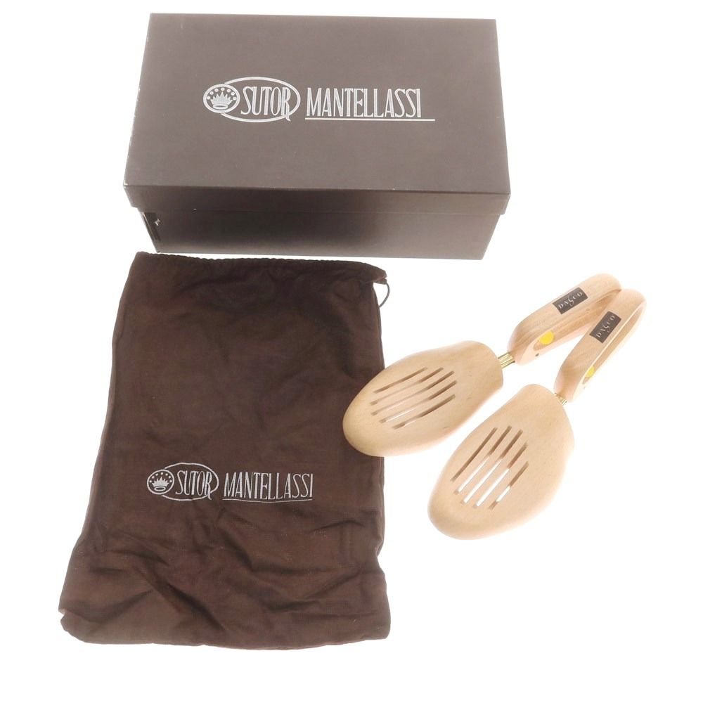  ストールマンテラッシ SUTOR Uチップ ドレスシューズ ブラック サイズ41 メンズ デッキシューズ 靴