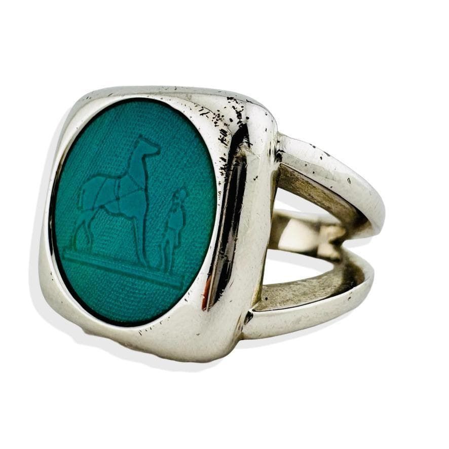 エルメス HERMES コロゾリング 52 11号 ブルー 常田大希同柄着用