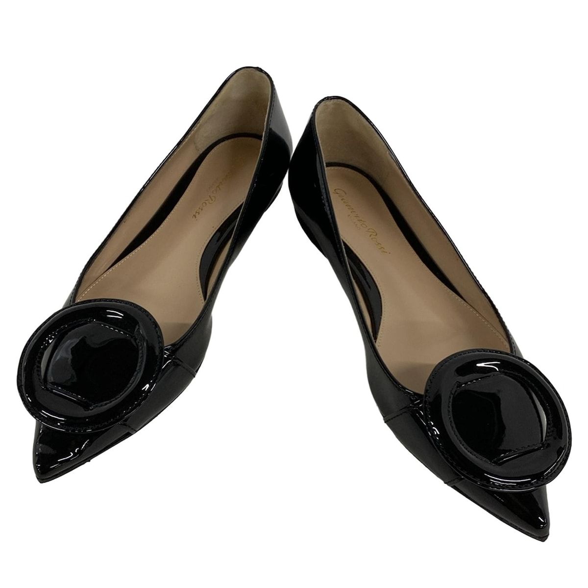 Gianvito Rossi ジャンヴィトロッシ　フラットシューズ　エナメル Gianvito Rossi ジャンヴィトロッシ バレエシューズ RIBBON JANE