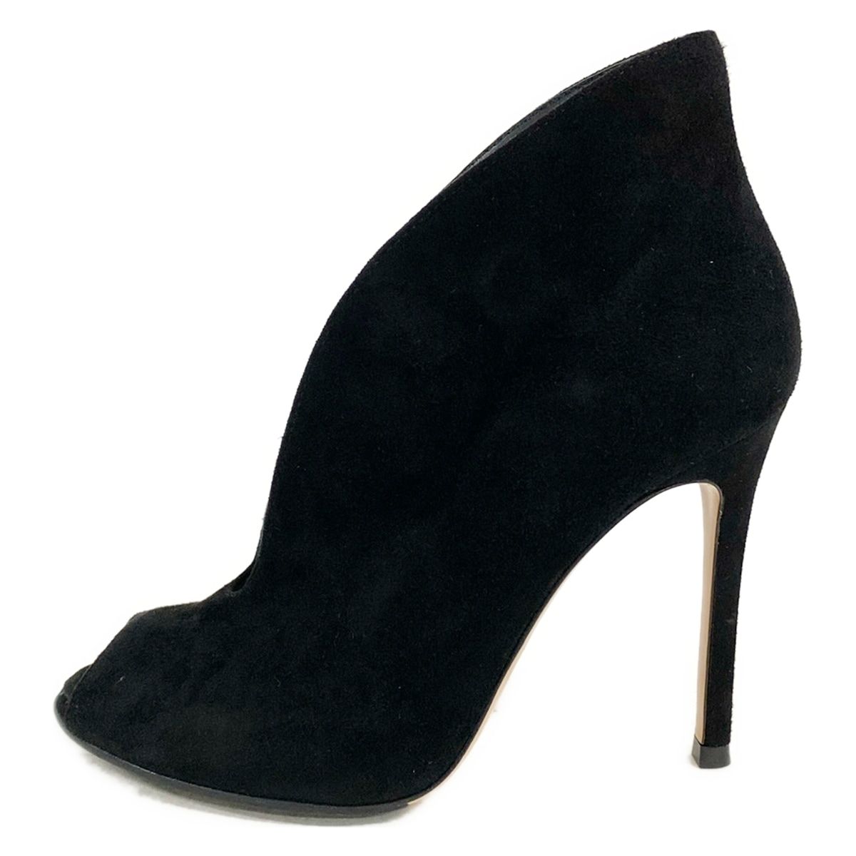 Gianvito Rossi ジャンヴィト ロッシ パンプス 35 レディース - 黒 オープントゥ