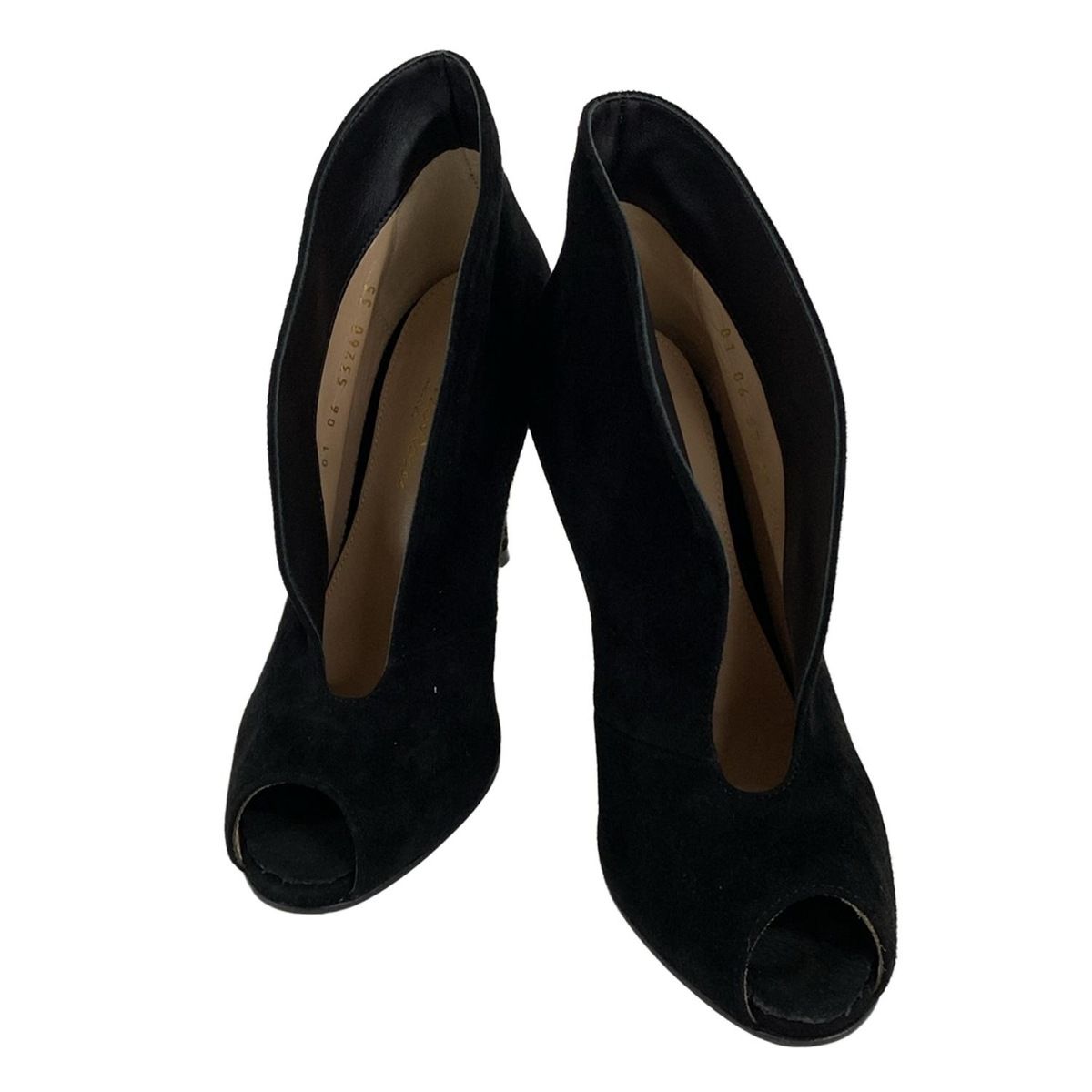 Gianvito Rossi ジャンヴィト ロッシ パンプス 35 レディース - 黒 オープントゥ