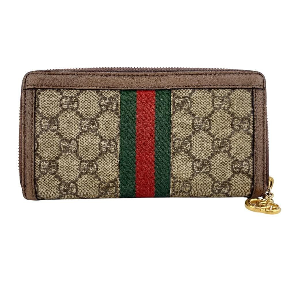 グッチ GUCCI レザー オフィディア ラウンドファスナー 長財布