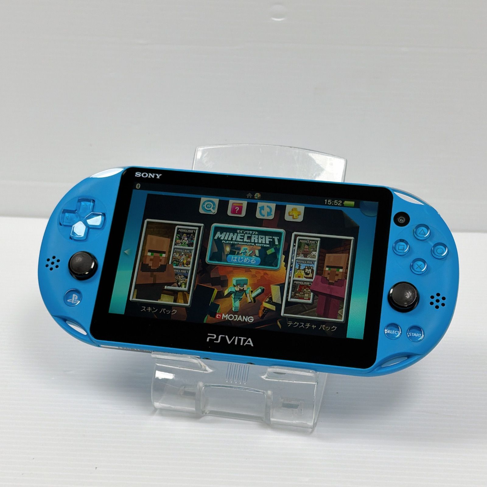 PSVITA アクアブルー sony psvita PCH-2000 FW3.67 遊べるセット 動作 済み ソニー プレイステーション PlayStation
