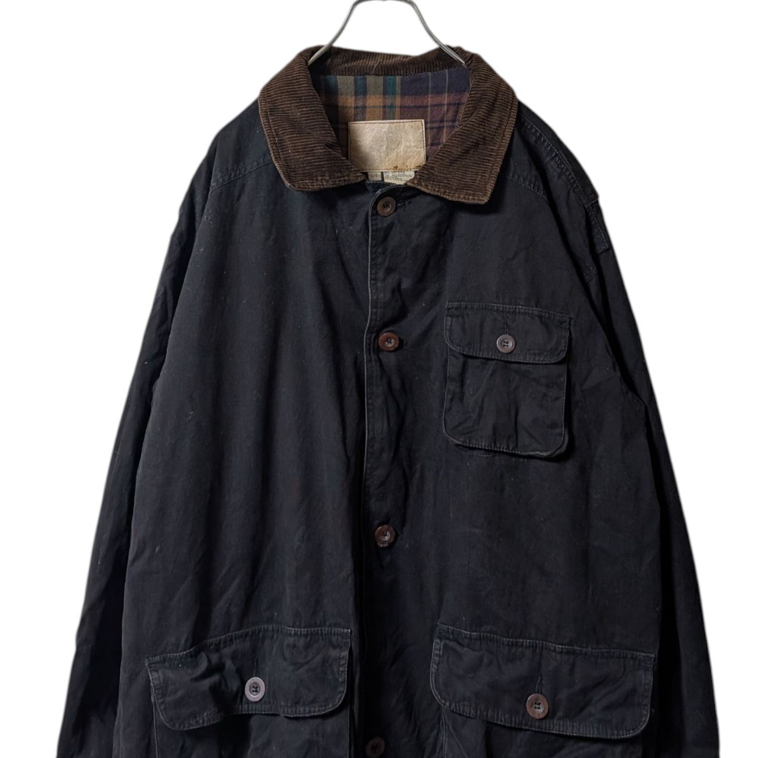 襟コーデュロイ ハンティング ジャケット カバーオール llbean