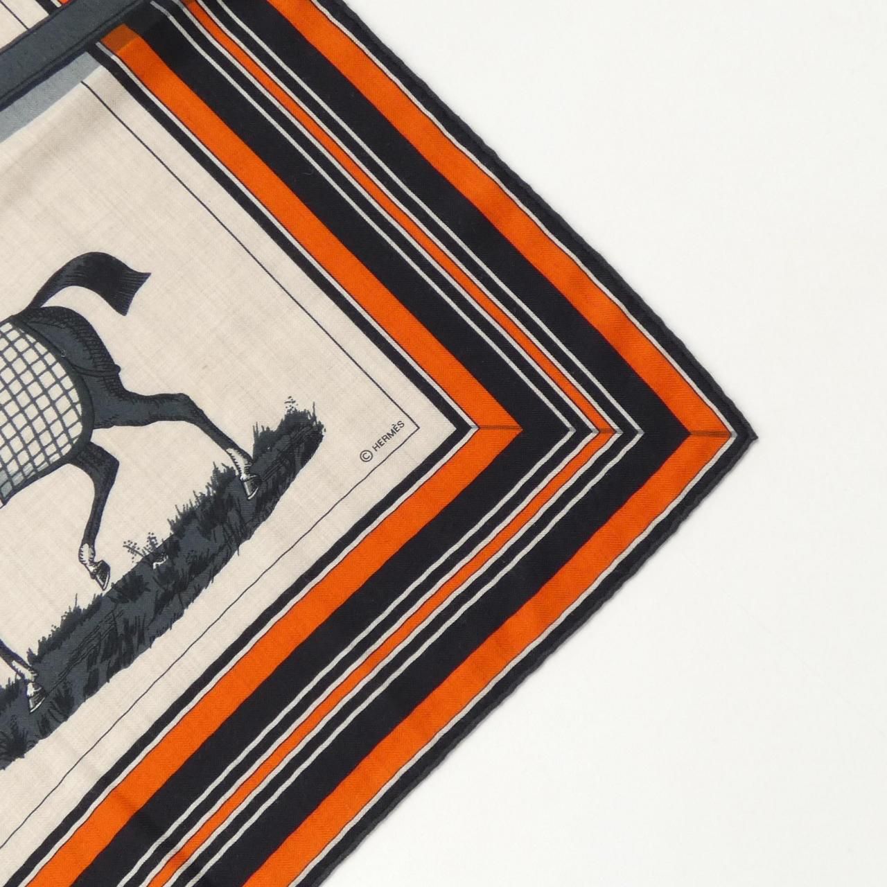 エルメス HERMES COUVERTURES ET TENUES DE JOUR カレジェアン140. ショール