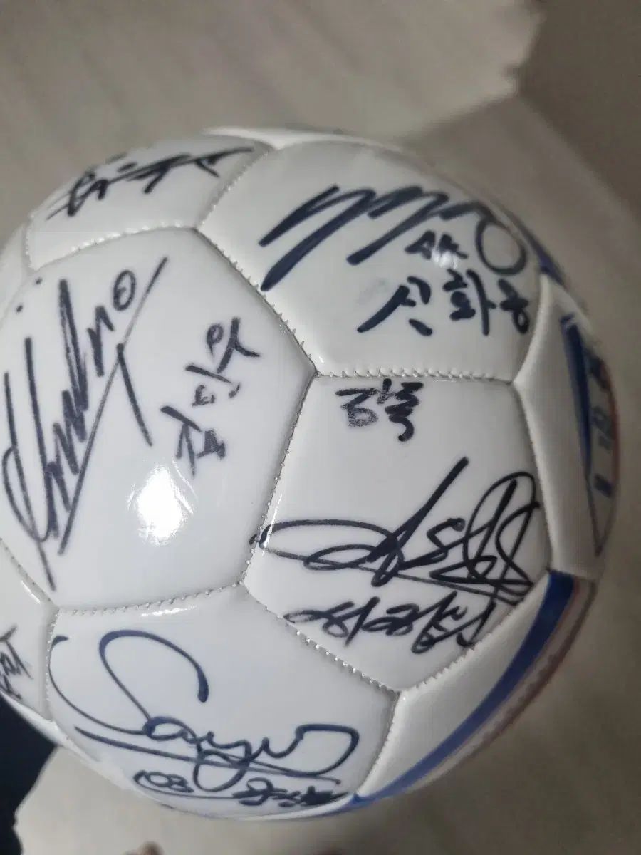 水原三星ブルーウィングス サイン入りボール