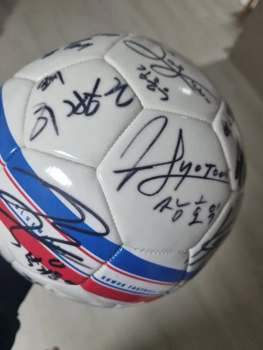 水原三星ブルーウィングス サイン入りボール