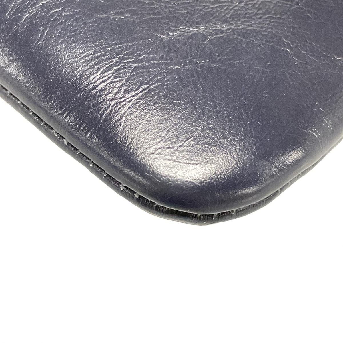 CHANEL シャネル クラッチバッグ マトラッセ ライトグレー×ダークネイビー×マルチ GABRIELLE ウール レザー DECORATOM_COM_BR