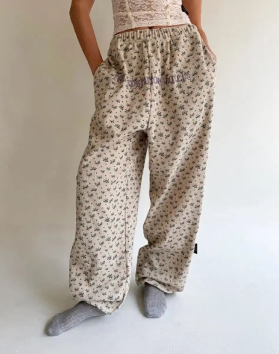 THE MYSTERIOUS HOTEL ザ ミステリアス ホテル フラワー ワッフル パンツ