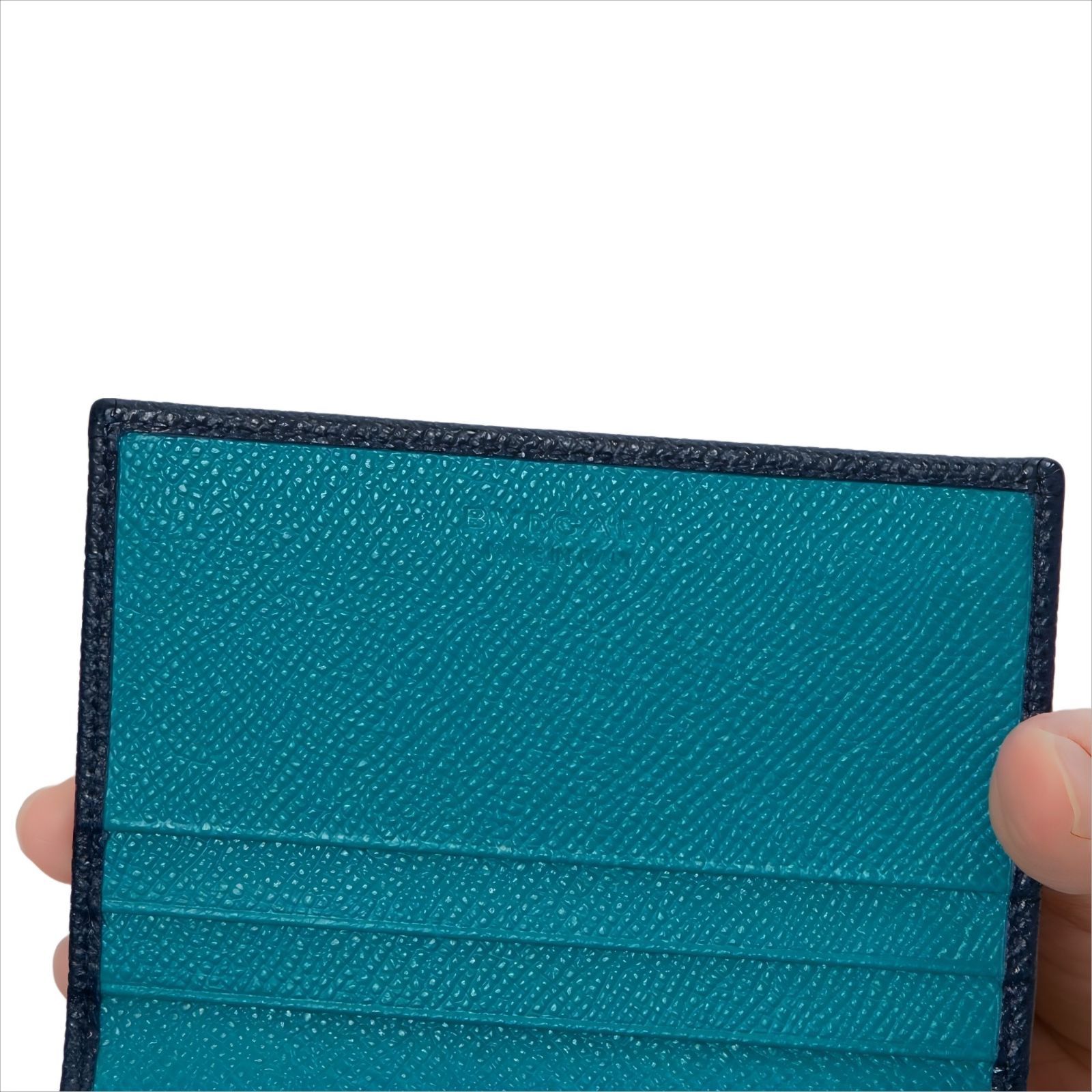 ブルガリ BVLGARI カードケース BB MAN ブルガリブルガリマン メンズ GRAIN BLU MEDIUM デニムサファイアブルー トロピカルターコイズブルー おしゃれ ブランド 記念 プレゼント ギフト