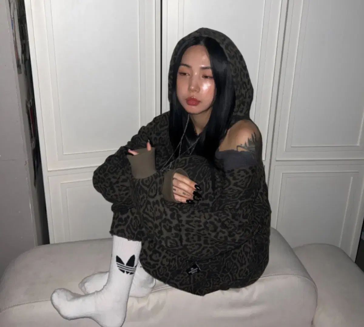 THE MYSTERIOUS HOTEL ザ ミステリアス ホテル ヒョウ柄 レオパード WHO Tシャツ