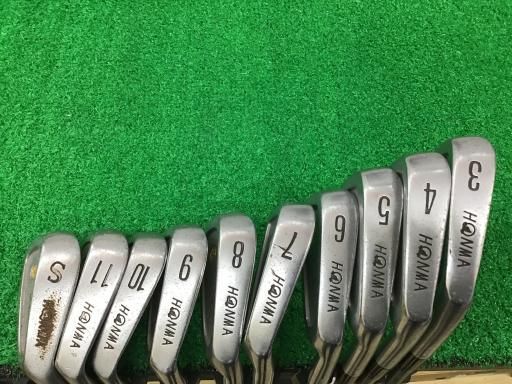 中古】 本間ゴルフ LB-737 24K GP 10S アイアンセット IR 2S SUPER