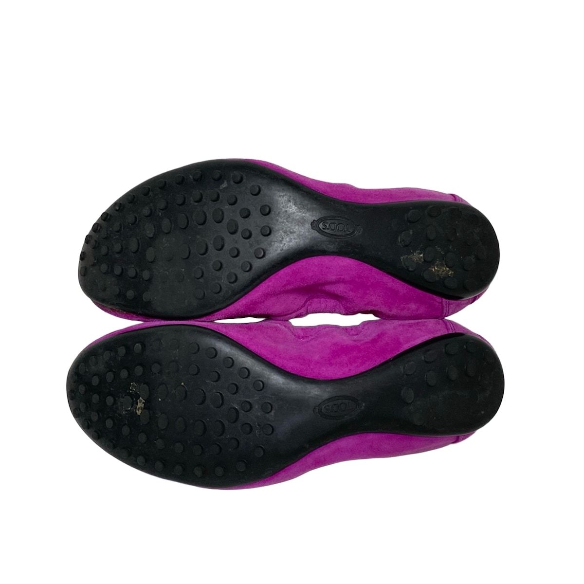 TOD'S(トッズ) ドライビングシューズ 37 レディース - パープル リボン