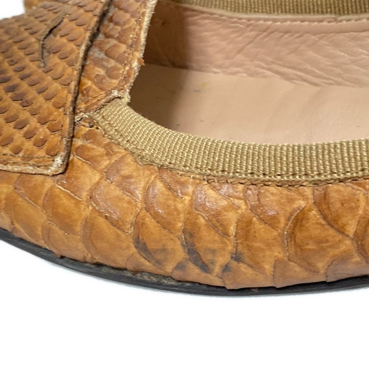  FABIO RUSCONI ファビオルスコーニ ローファー 37 レディース - ブラウン ローファー 革靴 靴