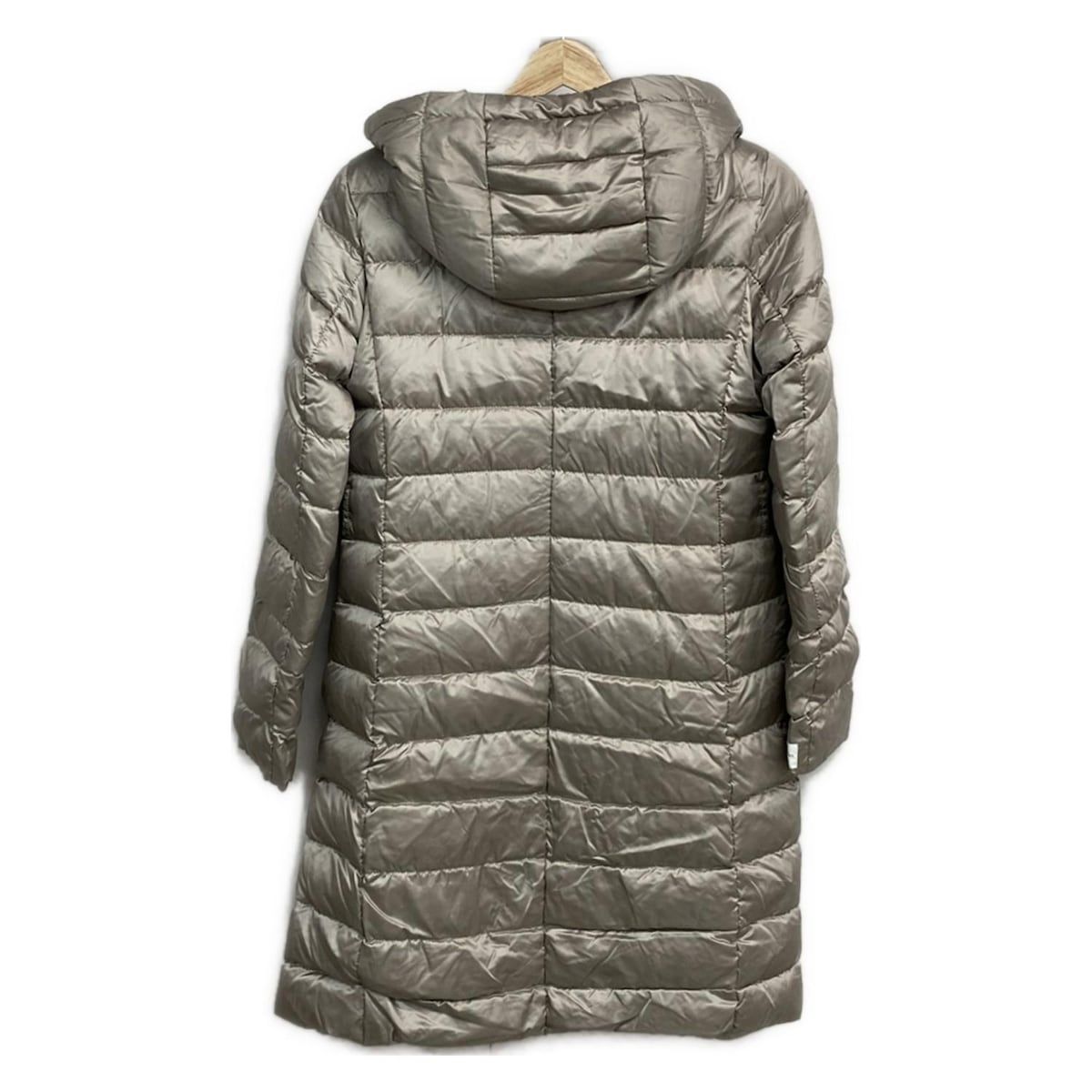 Max Mara マックスマーラ ダウンコート サイズ42 M レディース - グレー 長袖 The Cube リバーシブル 冬