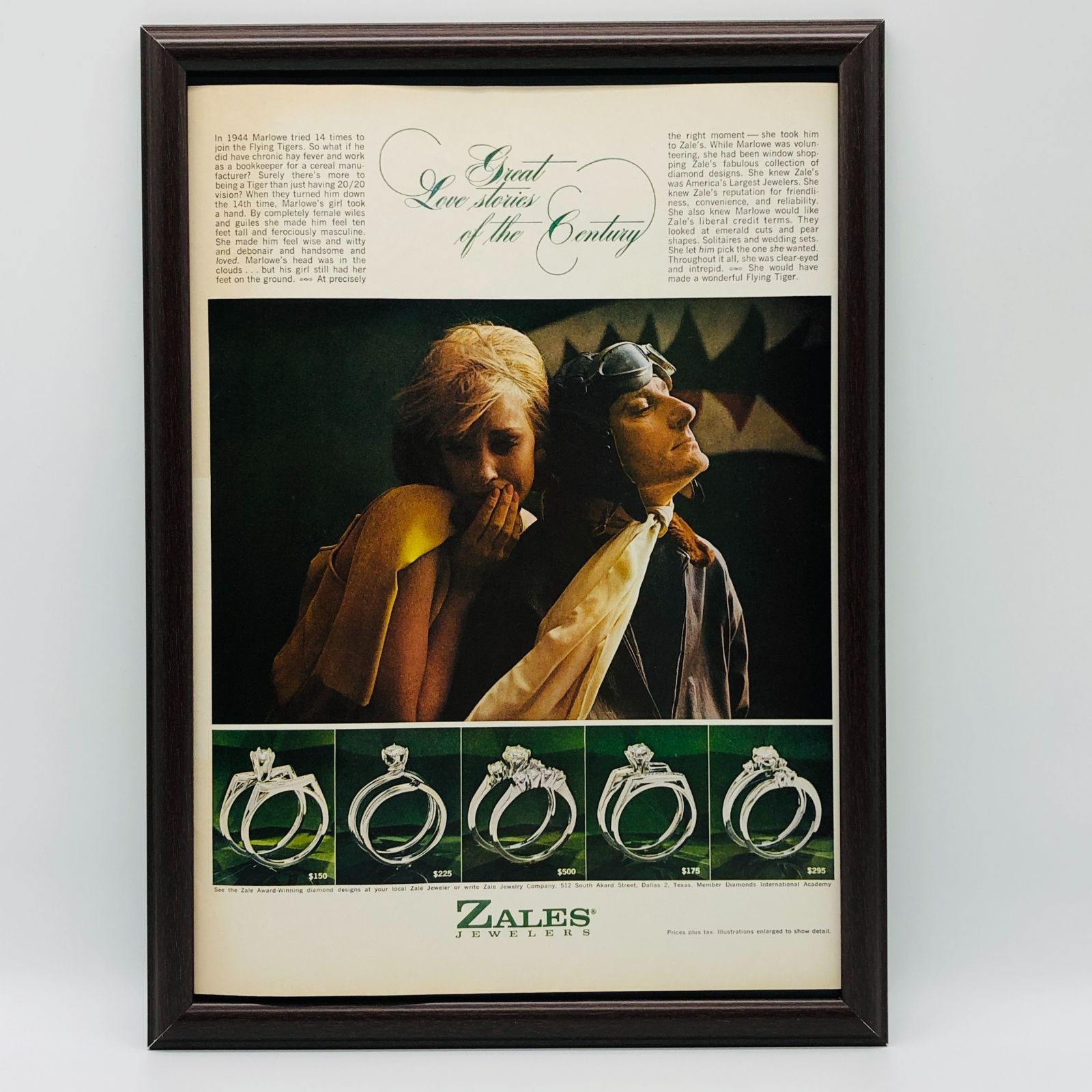 ビンテージ 広告 ポスター 『 ZALESジュエリー 』 1960's オリジナル