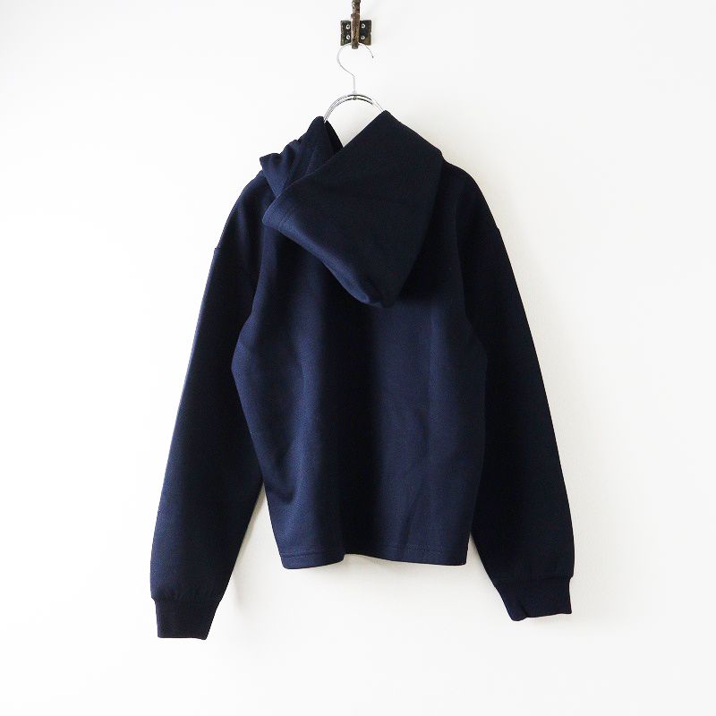 BLUELABEL　ブルーレーベル　フード付きネイビーカーディガン　リバーシブル ブルーレーベル BLUELABEL CRESTBRIDGE ハイゲージダブルエアーフード