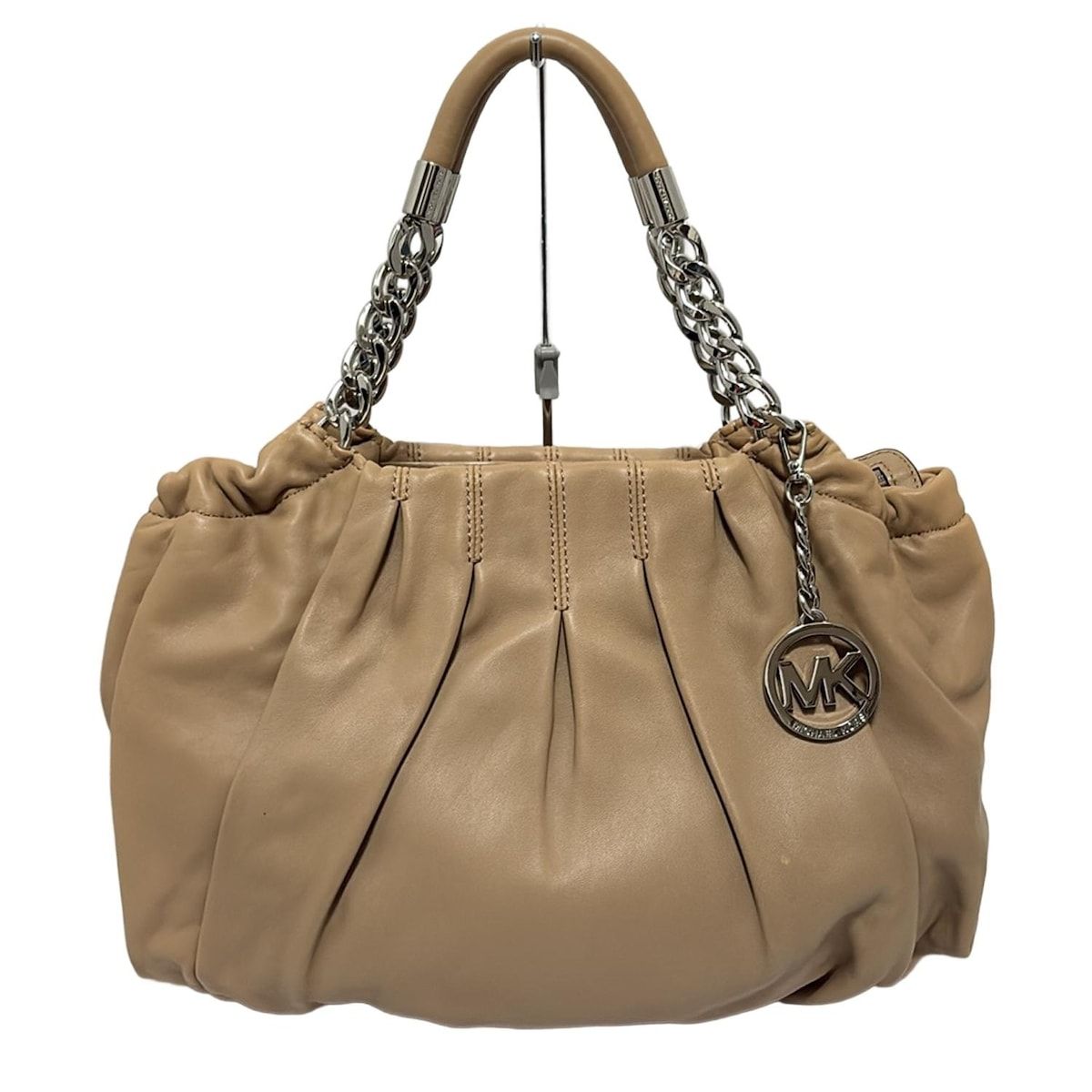 MICHAEL KORS(マイケルコース) ハンドバッグ美品 - ベージュ